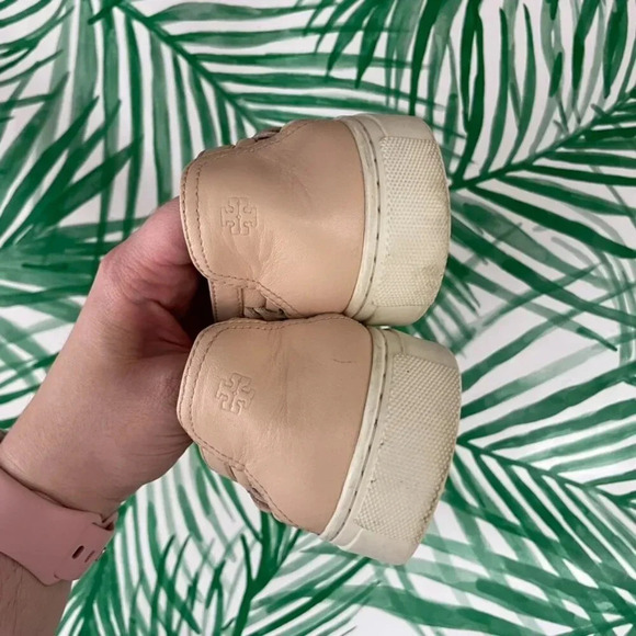 Tory Burch Huarache 2 Slip On Leather Sneakers in Blush Size 9 - Picture 6 of 8